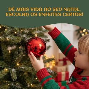 Bola De Natal Grande 15cm Gigante Lisa Enfeite Natalino Decoração Árvore de Natal