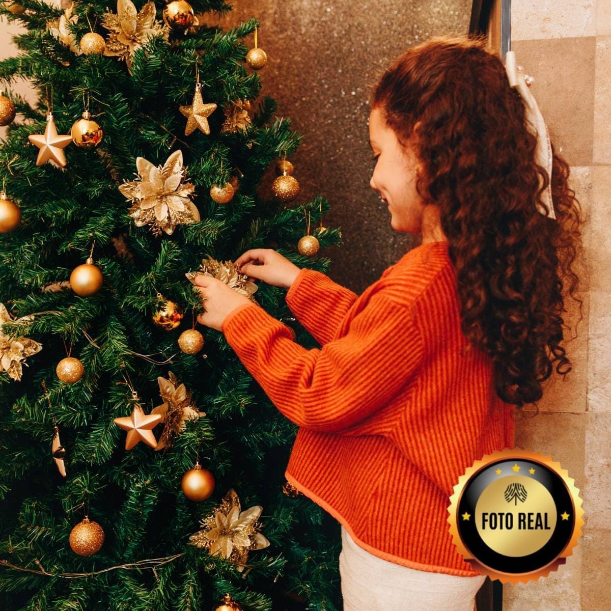 Árvore De Natal Pinheiro Canadense Luxo 2,10m 1200 Galhos Tradicional Verde Imperial Premium Grande Cheia Luvinco